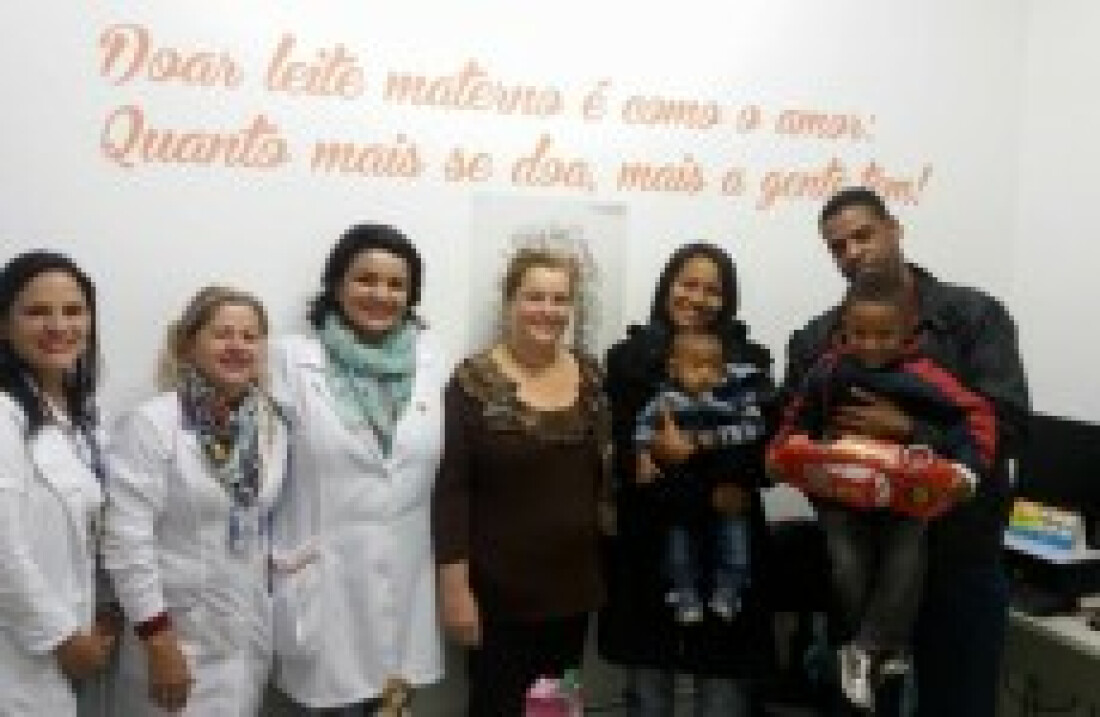 Cidade comemora Dia da Doação de Leite Materno