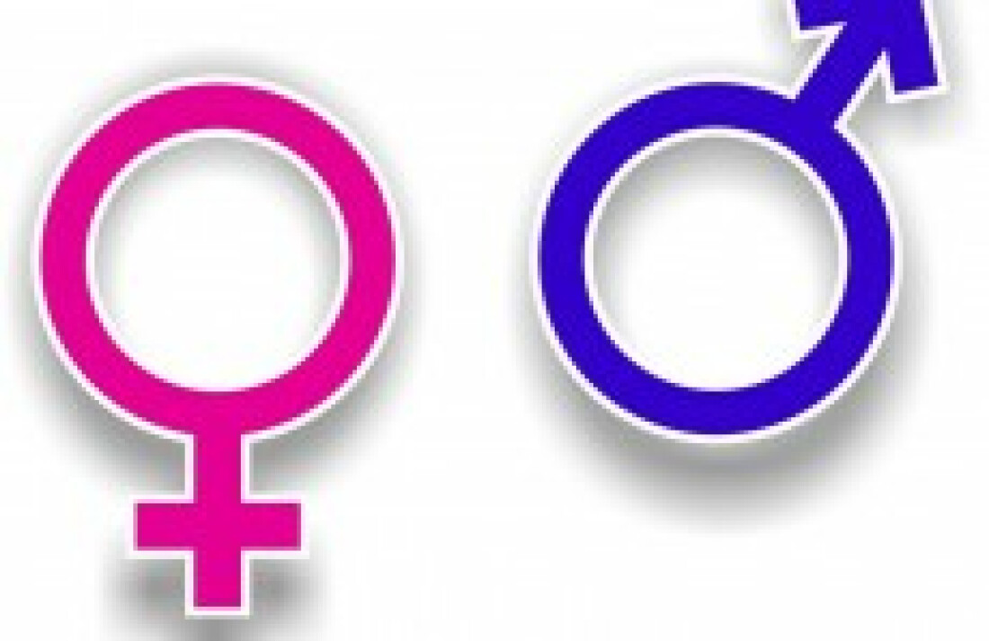 Símbolos masculino e feminino