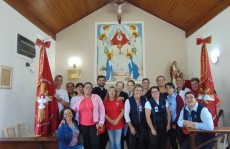 Bandeira do divino chega ao hospital santana: