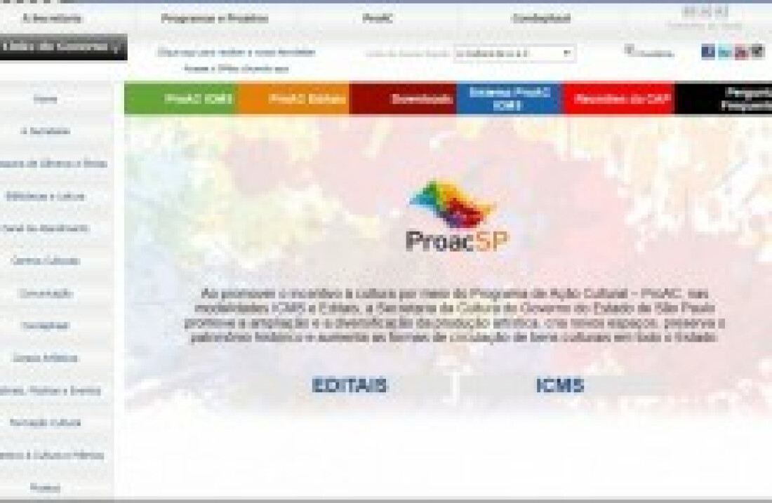 Editais do ProAC vão apoiar projetos artísticos no Estado