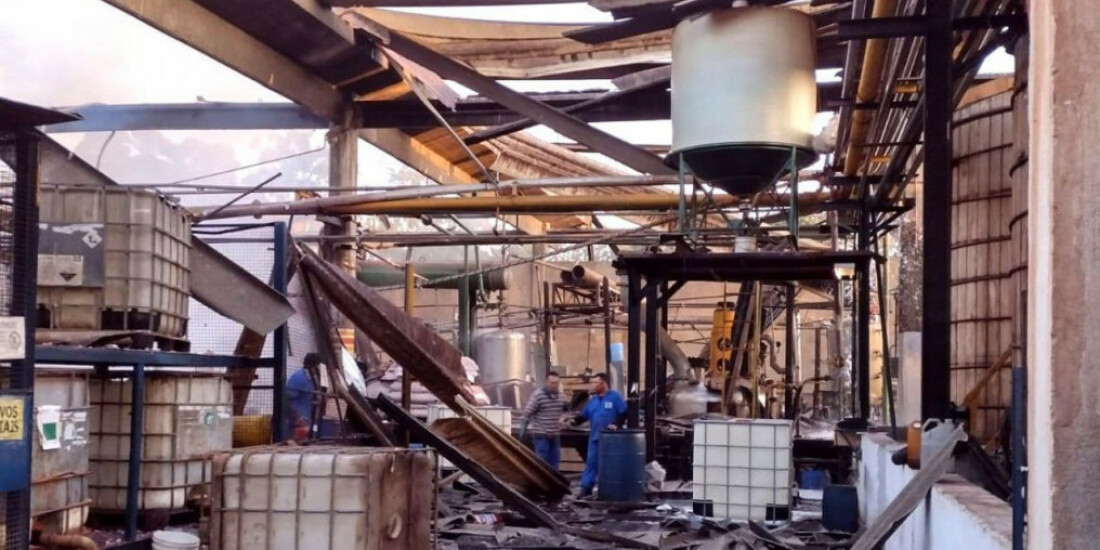 Explosão em fábrica de resina deixa 5 feridos no interior de São Paulo