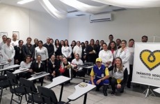 Campanha de trânsito realiza palestra no Luzia