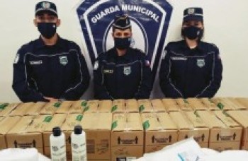 GCM recebe doação de itens de proteção e higiene