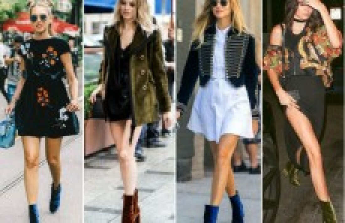 Bota de veludo molhada: das passarelas para o look do dia