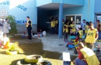 Escola recebe melhorias do projeto 'Mãos que Ajudam'