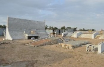 Construção de pista de skate está menos de 20% concluída
