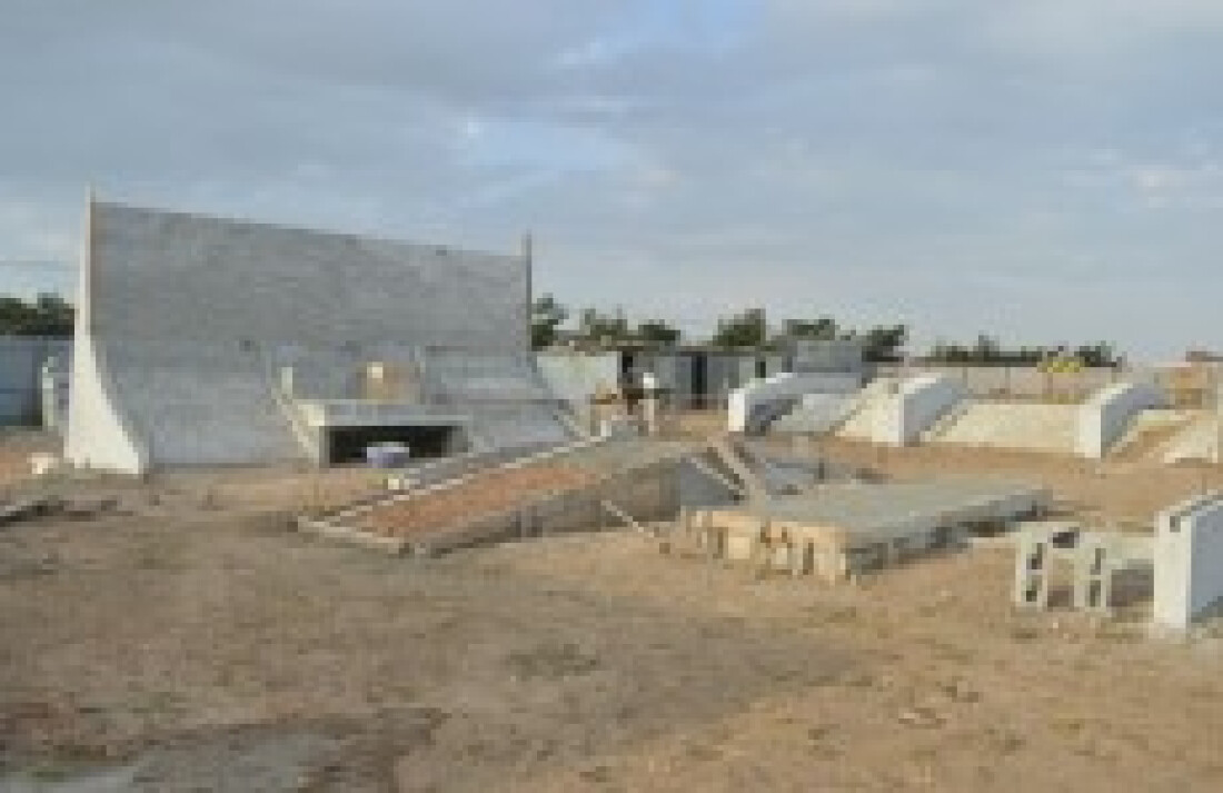 Construção de pista de skate está menos de 20% concluída
