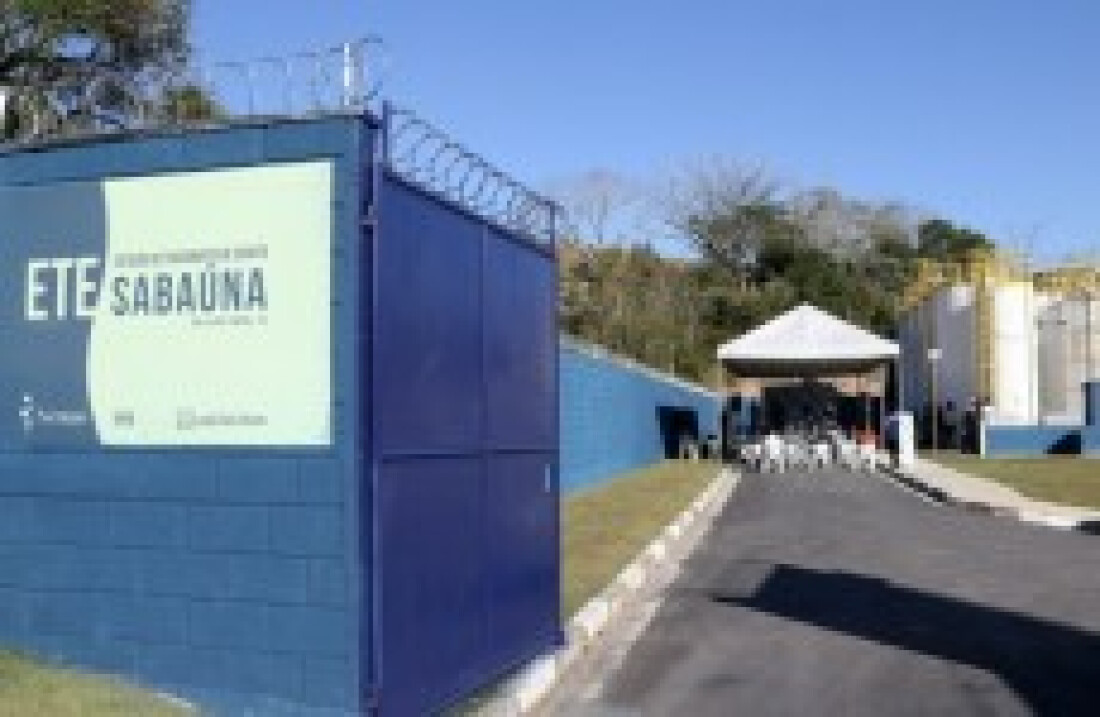 Sabaúna ganha sistema de coleta e tratamento de esgoto