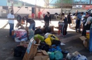 Motoclubes da região doam mais de uma tonelada de roupas: