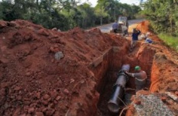 Obras de abastecimento avançam na Nova Mogilar