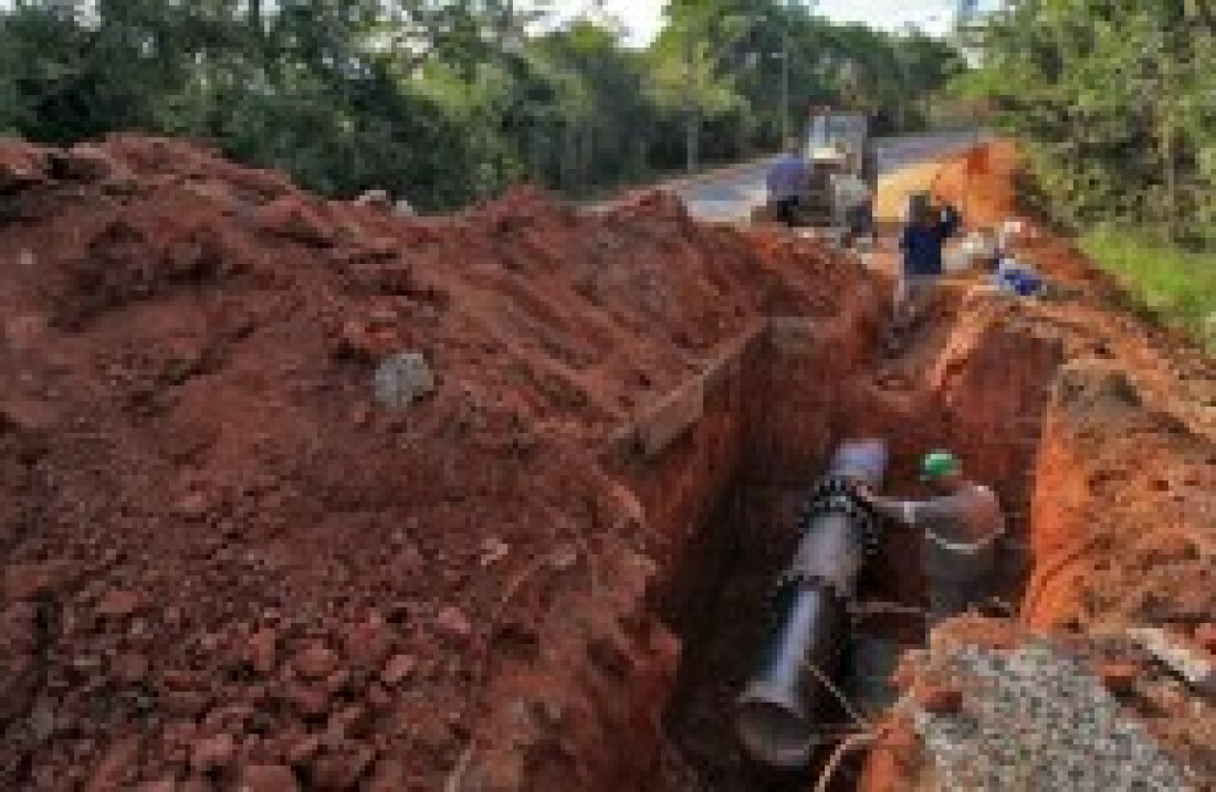 Obras de abastecimento avançam na Nova Mogilar