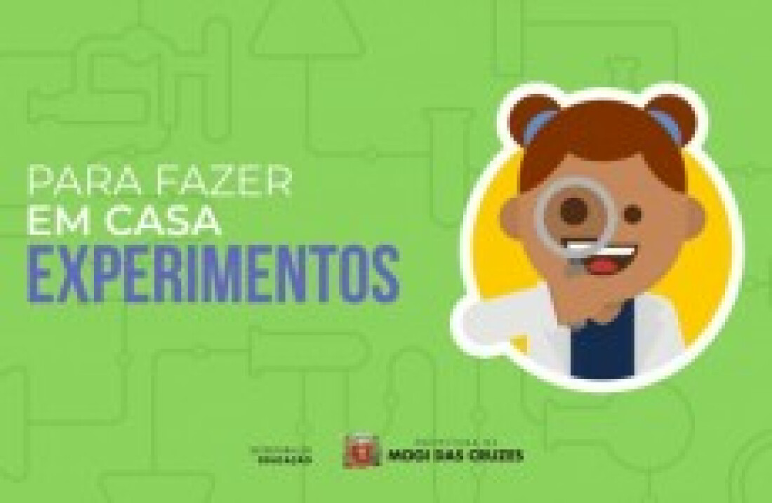 Atividades para amanhã serão lives de experimentos