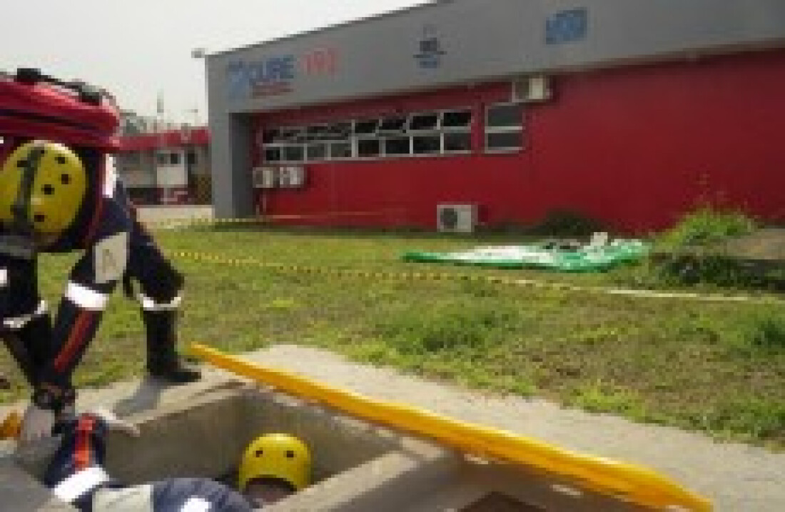 Samu de Mogi recebe treino dos bombeiros: