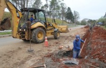 Obras de esgotamento do Semae estão 40% executadas