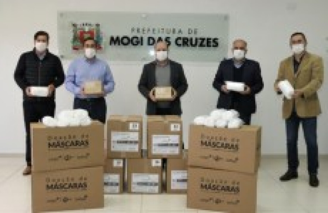 Prefeitura recebe 93 mil máscaras e caixas para cesta básica
