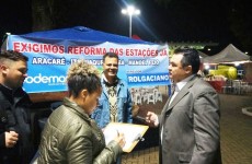 Movimento coleta assinaturas para reforma de estações