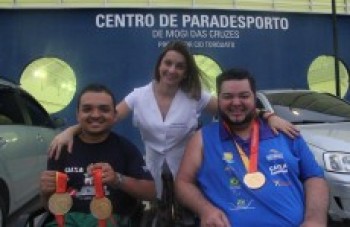 Com ouro do Parapan no peito, dupla mogiana mira pódio no Rio