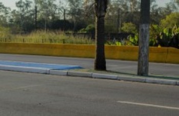 SP-66 na divisa de Suzano e Mogi tem falta de luz