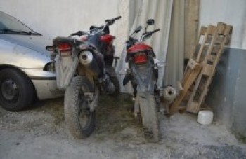 PM apreende motos usadas em assaltos