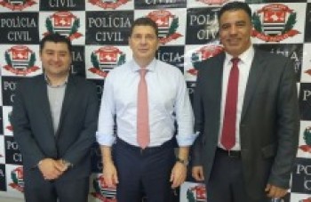 Rodrigo Ashiuchi VISITA delegado-geral da Polícia: