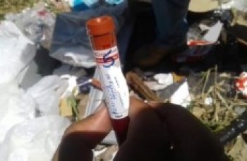 Prefeitura retira 402 quilos de lixo hospitalar irregular