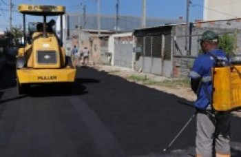Dois quilômetros de vias irão receber camadas de asfalto