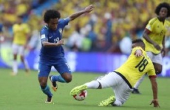 Brasil empata com a Colômbia e perde os 100% de aproveitamento