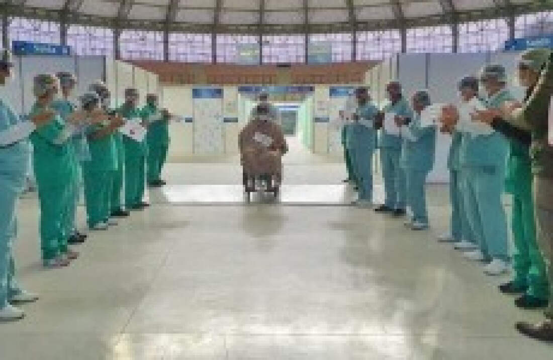 Hospital de Quarentena tem 1ª alta