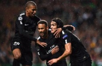 Neymar faz gol e PSG goleia Celtic por 5 a 0