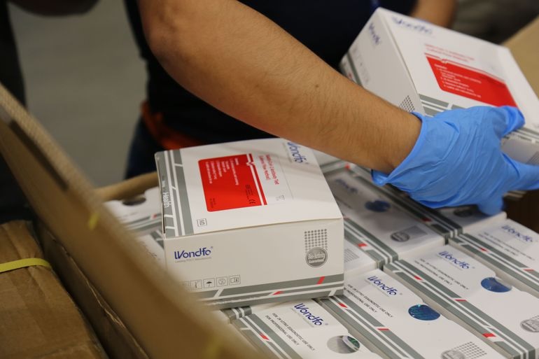 Entrega de testes rápidos para o Covid-19 é adiada