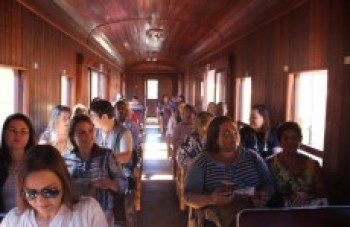 Maria-Fumaça é um dos atrativos para os turistas
