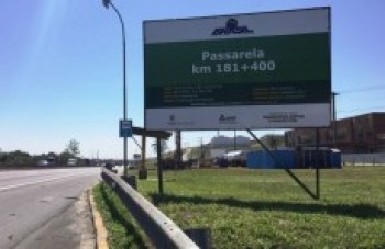 Obra de passarela começa em Guararema