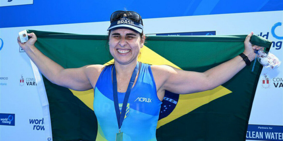 Brasil encerra Copa do Mundo de remo paralímpico com três medalhas