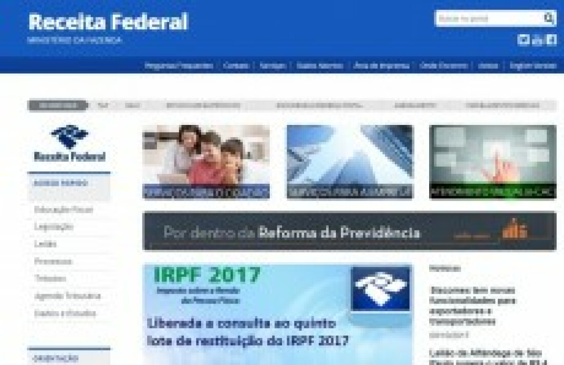 Contribuintes vão receber R$ 69,3 mi
