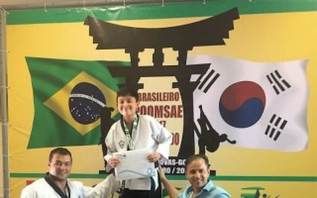 Taekwondo Maninho é ouro no Brasileiro