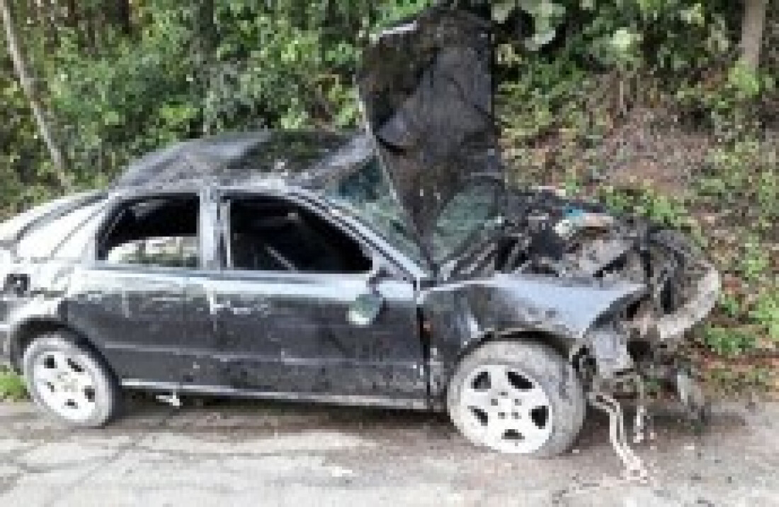 Veículo capota na SP-31