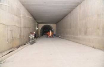 Conclusão de túnel aguarda chegada de equipamentos