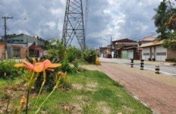 Prefeitura limpa rua Dona Guaraciaba e vias próximas
