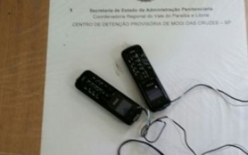 CDP de Mogi apreende 9 celulares com visitantes