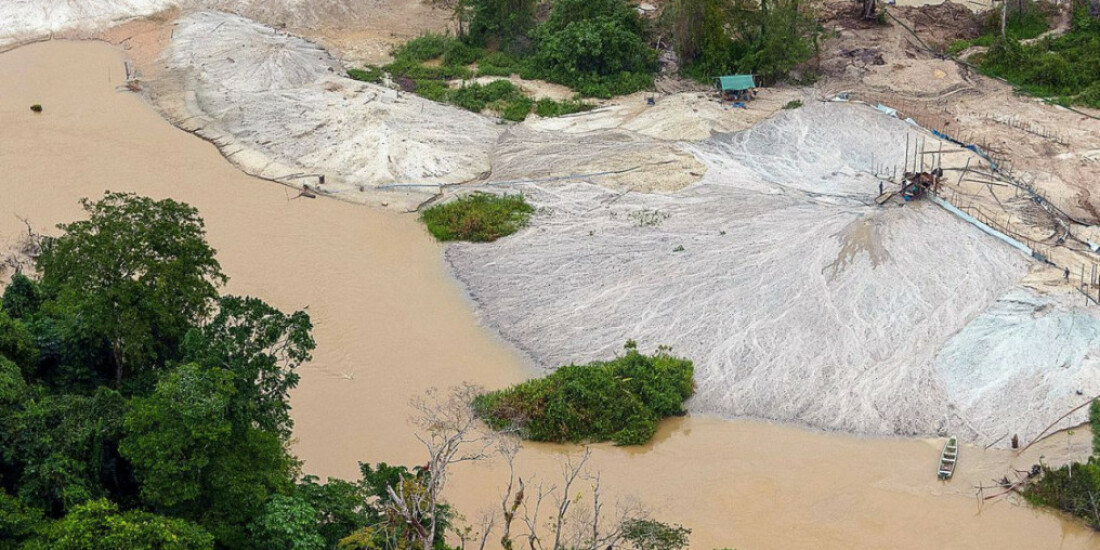 Garimpo de ouro na Amazônia cresceu mais de 90% em oito anos
