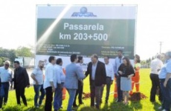 Obras da passarela em Arujá começam este mês