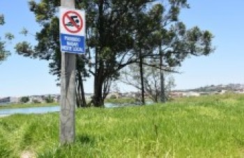 Placas na Lagoa Azul são instaladas