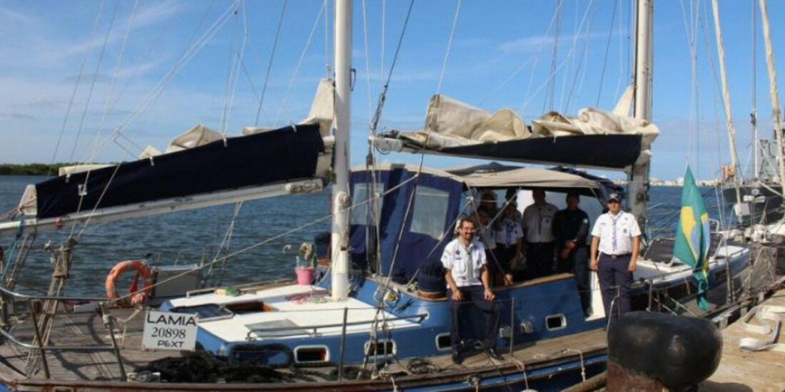 Veleiro apreendido e doado aos Escoteiros do Brasil faz 1ª expedição