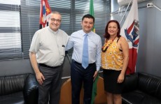 prefeito recebe presidente do Instituto Virtutis