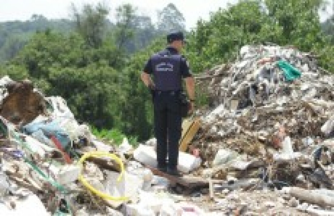 Aterro clandestino é embargado