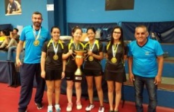 Equipe feminina de Tênis de Mesa Sub-21 é campeã dos Jogos Abertos