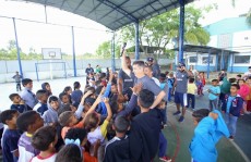 Escola municipal recebe clínica do Mogi/Helbor