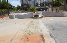 Rotatória vai continuar com o projeto original