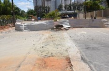 Rotatória vai continuar com o projeto original