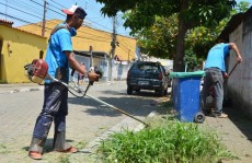 Mutirão da limpeza realiza serviços em Calmon Viana